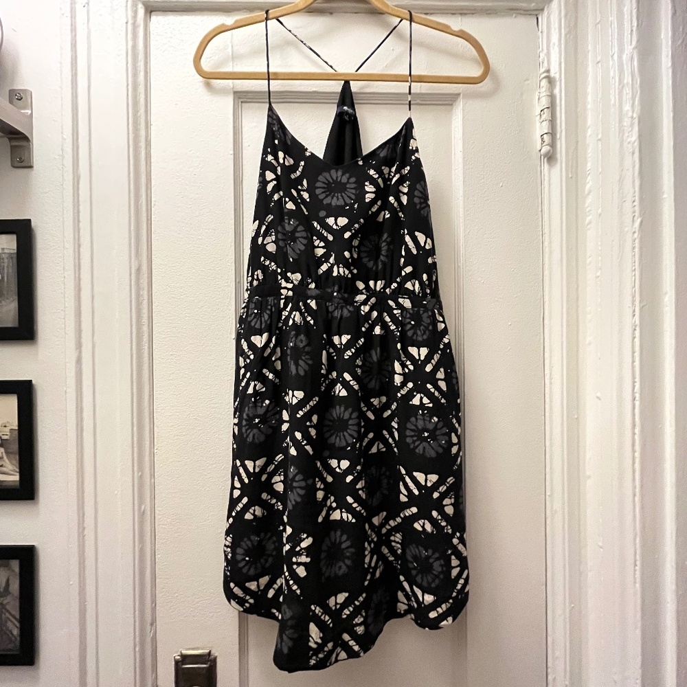 Madewell Silk Batik Print Dress Size 4